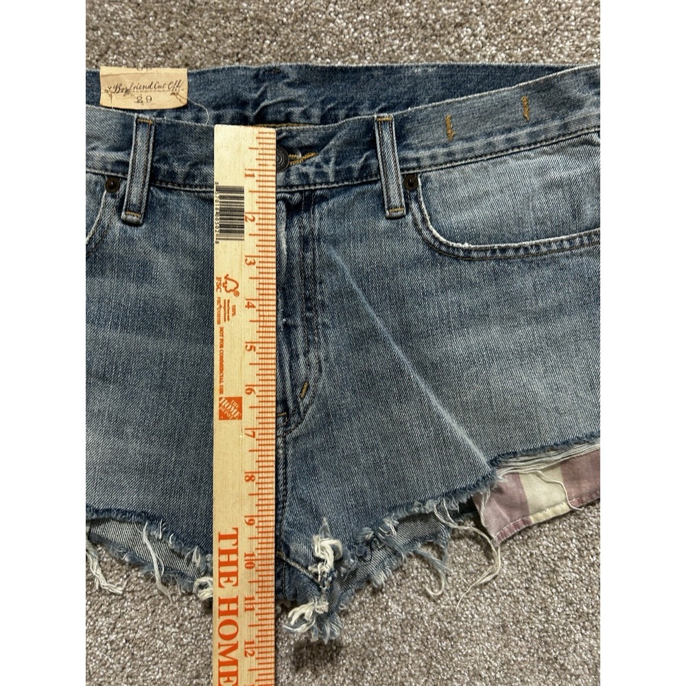 NEW Denim & Supply Ralph Lauren Boyfriend Cutoff Distress Denim Shorts Size 29 - Picture 3 of 8
